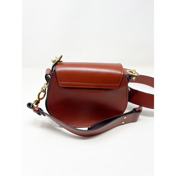 Chloe Small Tess Bag Brown Leather - Picture 11 of 11